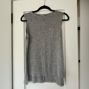 A New Day Heather Gray Knit Tank Top - Size Small